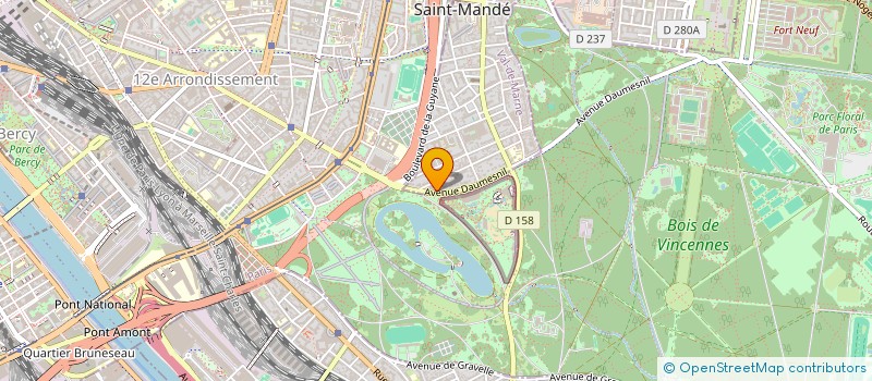 localisation de l'entreprise SCI JOB BONZOM à SAINT-MANDE