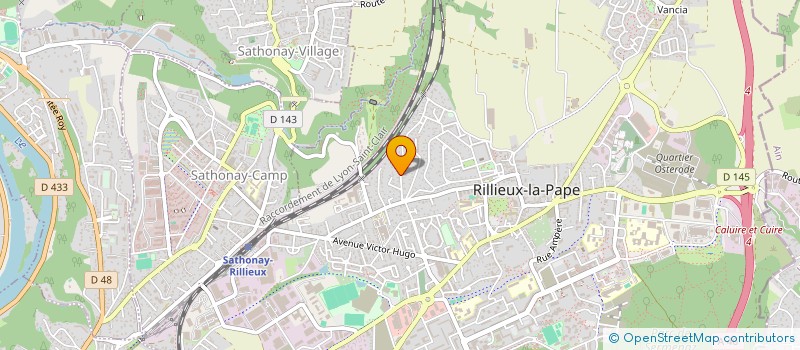 localisation de l'entreprise SCI JOB MANIA  RILLIEUX-LA-PAPE