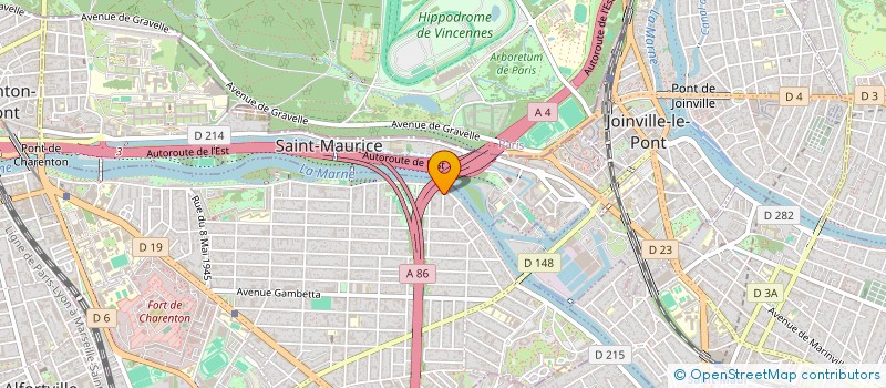localisation de l'entreprise SCI JOBAT à MAISONS-ALFORT
