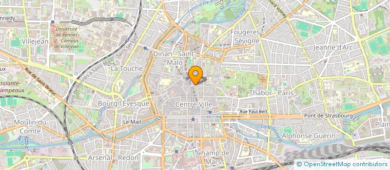 localisation de l'entreprise SCI JOBBE DUVAL  RENNES