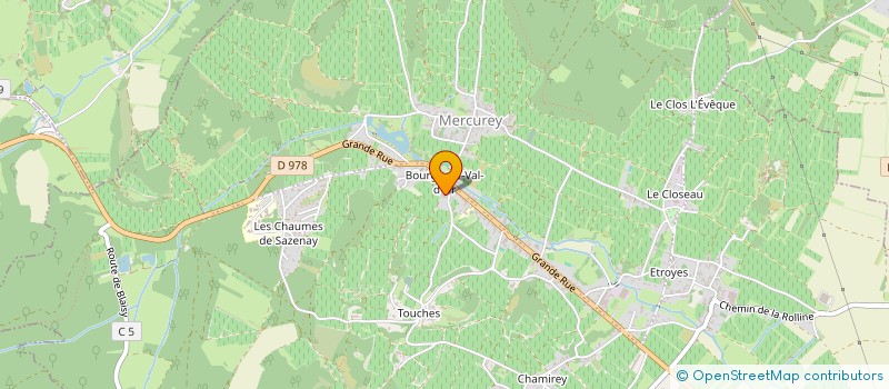localisation de l'entreprise SCI JOBBOUR  MERCUREY
