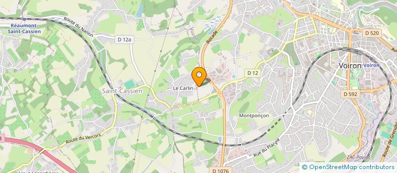 localisation de l'entreprise SCI JOBECLE  SAINT-NICOLAS-DE-MACHERIN