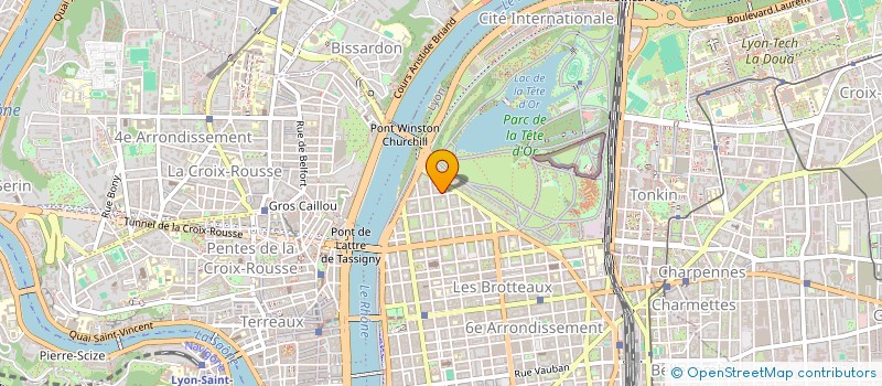 localisation de l'entreprise SCI JOBENAT  LYON 6EME