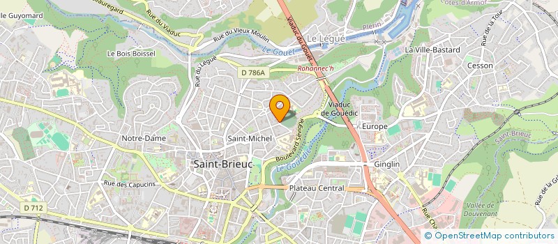 localisation de l'entreprise SCI JOBERT à SAINT-BRIEUC