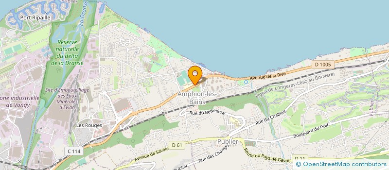 localisation de l'entreprise SCI JOBI JOBA  PUBLIER