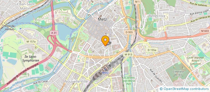 localisation de l'entreprise SCI JOBIMMO  METZ