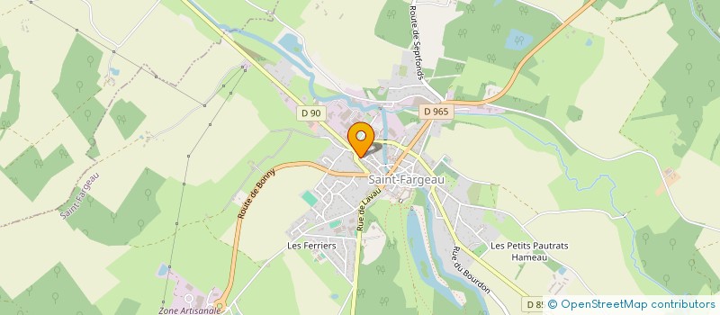 localisation de l'entreprise SCI JOBIN  SAINT-FARGEAU