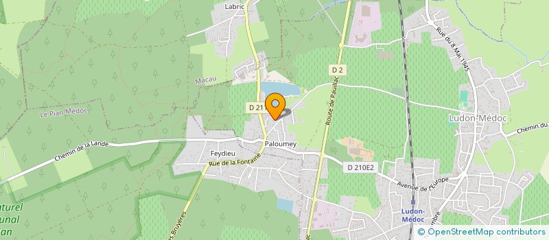 localisation de l'entreprise SCI JOBLANI  LUDON-MEDOC