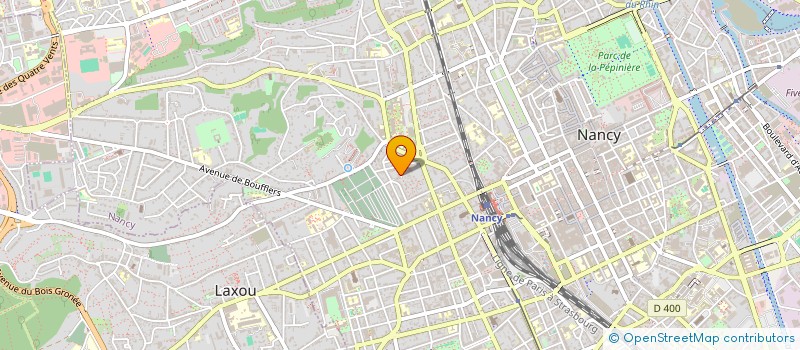 localisation de l'entreprise SCI JOBX à NANCY