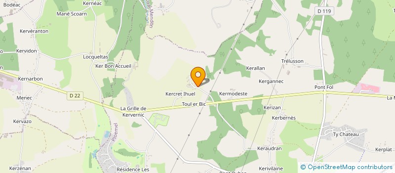 localisation de l'entreprise SCI JOC  PLOEMEL