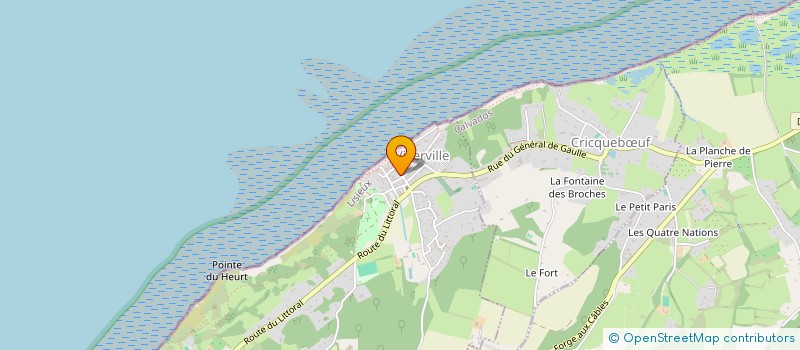 localisation de l'entreprise SCI JOC  VILLERVILLE