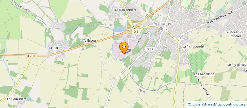 localisation de l'entreprise SCI JOC  CHAUMES-EN-RETZ