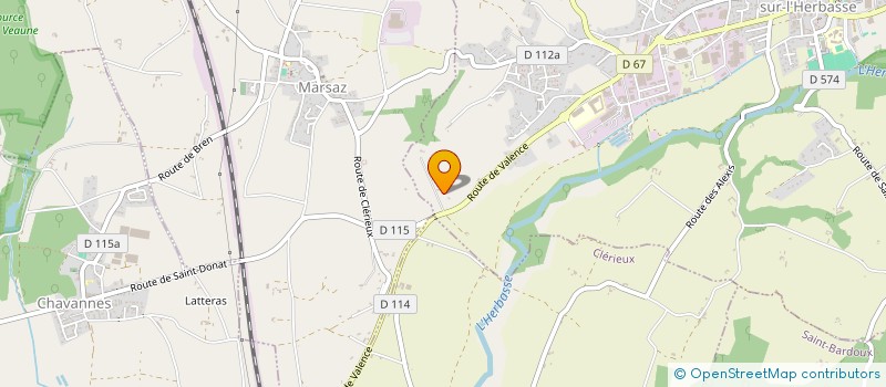 localisation de l'entreprise SCI JOCA  CLERIEUX