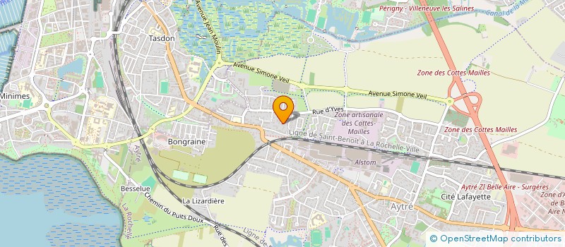 localisation de l'entreprise SCI JOCALINE  AYTRE