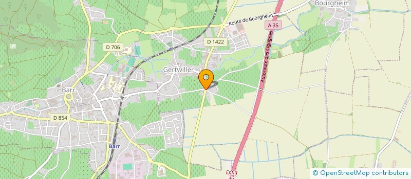 localisation de l'entreprise SCI JOCARI DU PIEMONT  GERTWILLER