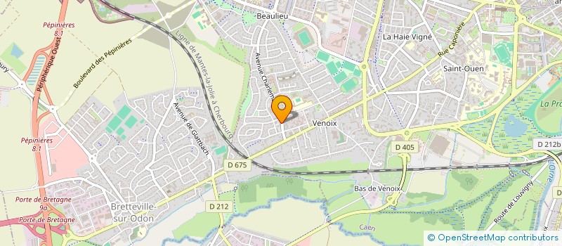 localisation de l'entreprise SCI JOCATO à CAEN
