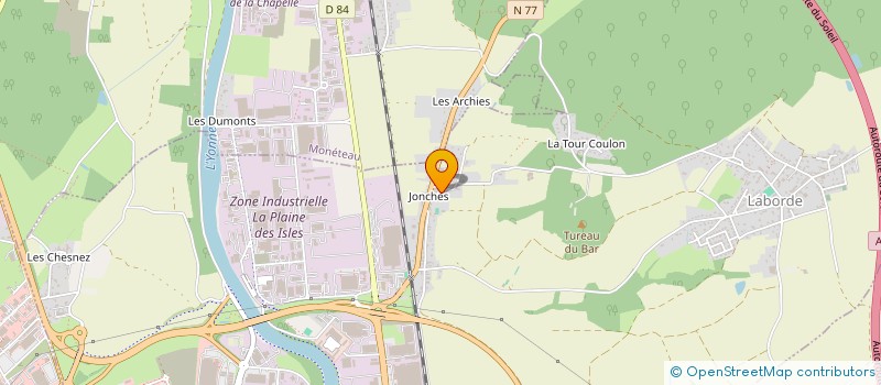 localisation de l'entreprise SCI JOCE à AUXERRE