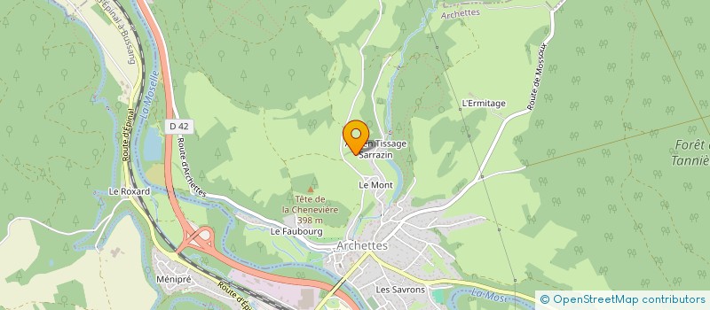 localisation de l'entreprise SCI JOCELYNE  ARCHETTES