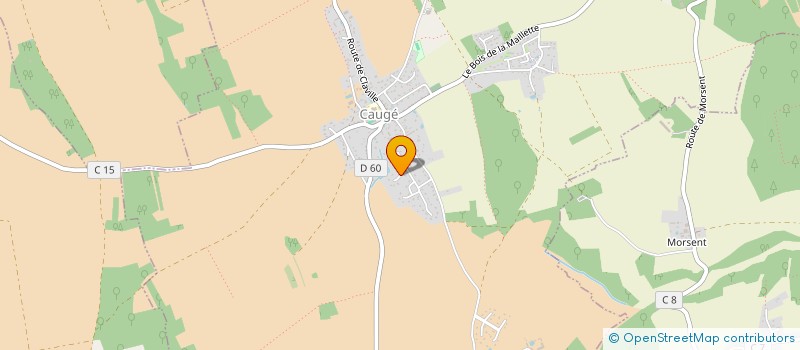 localisation de l'entreprise SCI JOCHAS  CAUGE