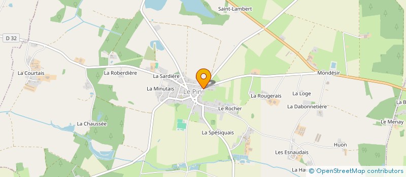 localisation de l'entreprise SCI JOCHEPIE à LE PIN