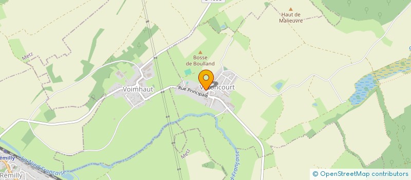 localisation de l'entreprise SCI JOCIEL  VITTONCOURT