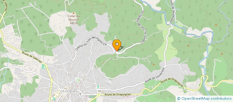 localisation de l'entreprise SCI JOCLO  LORGUES