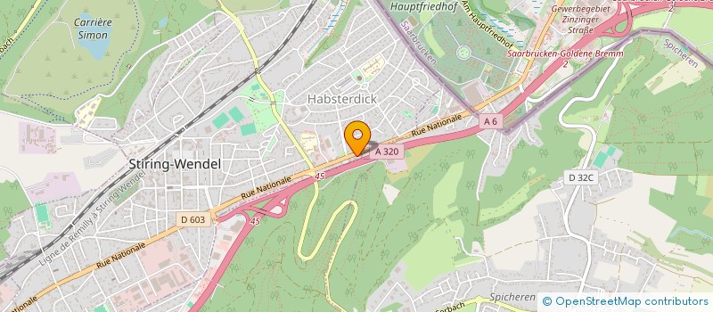 localisation de l'entreprise SCI JOCOR  STIRING-WENDEL