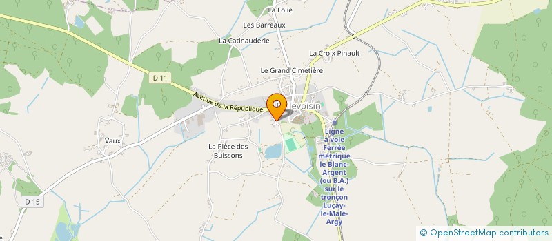 localisation de l'entreprise SCI JOCORENOV à PELLEVOISIN
