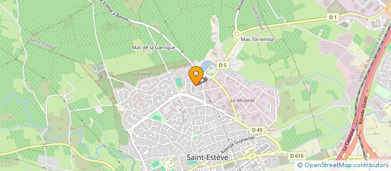 localisation de l'entreprise SCI JOCRHISMA  SAINT-ESTEVE