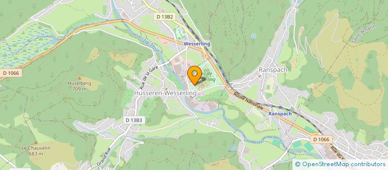 localisation de l'entreprise SCI JOCRIST  HUSSEREN-WESSERLING