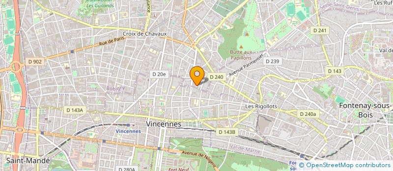 localisation de l'entreprise SCI JOD à MONTREUIL