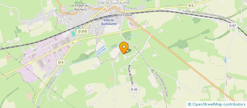 localisation de l'entreprise SCI JODA  SILLE-LE-GUILLAUME