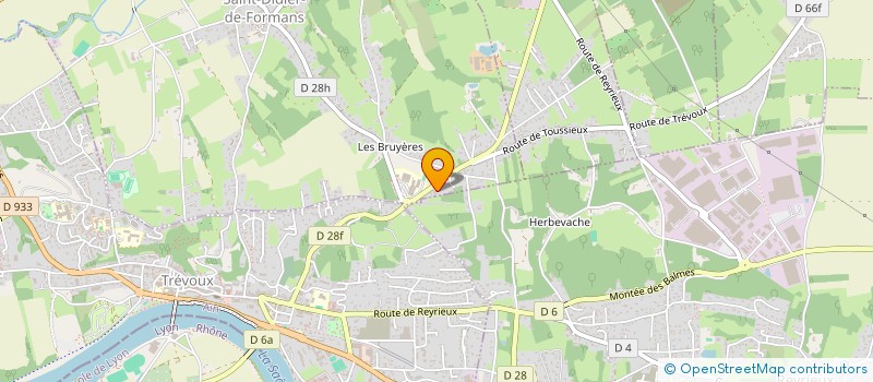 localisation de l'entreprise SCI JODA & NETOS  TOUSSIEUX