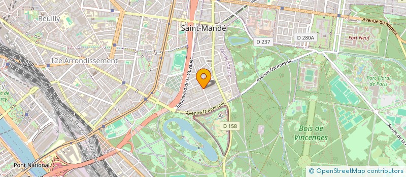 localisation de l'entreprise SCI JODAIL à SAINT-MANDE