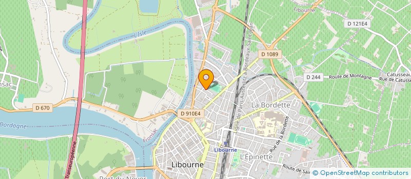 localisation de l'entreprise SCI JODE à LIBOURNE
