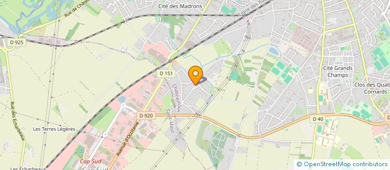 localisation de l'entreprise SCI JODE 36  CHATEAUROUX