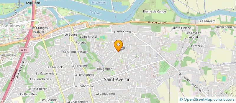 localisation de l'entreprise SCI JODE  SAINT-AVERTIN