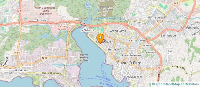 localisation de l'entreprise SCI JODES à POINTE-A-PITRE