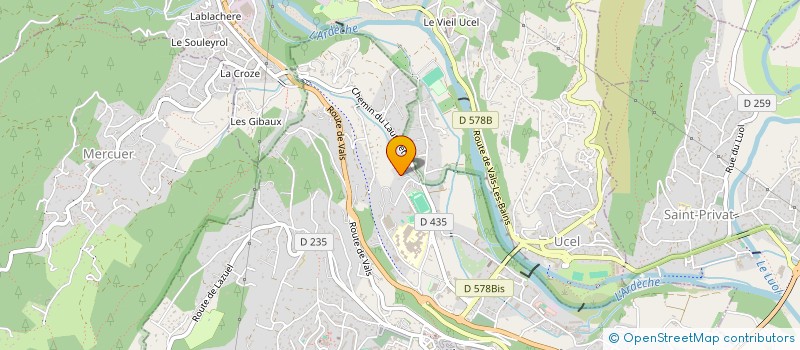 localisation de l'entreprise SCI JODI à AUBENAS