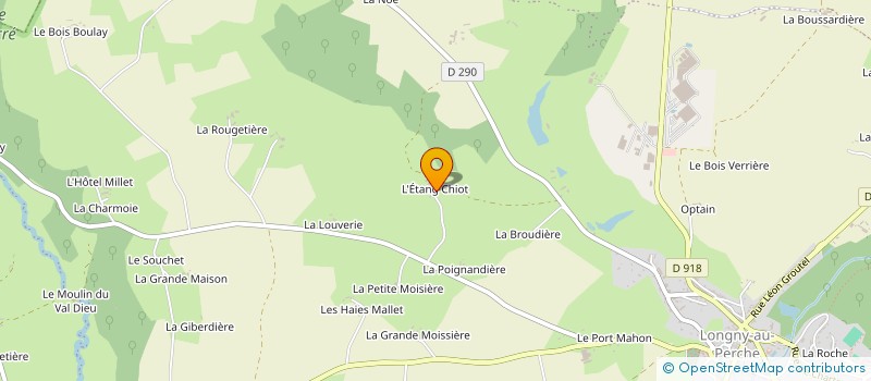 localisation de l'entreprise SCI JODI à LONGNY LES VILLAGES