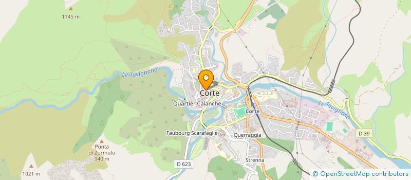 localisation de l'entreprise SCI JODIA à CORTE