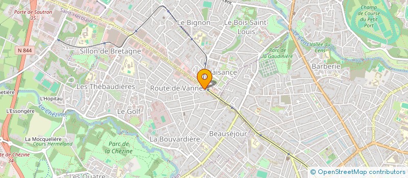 localisation de l'entreprise SCI JODIL  SAINT-HERBLAIN