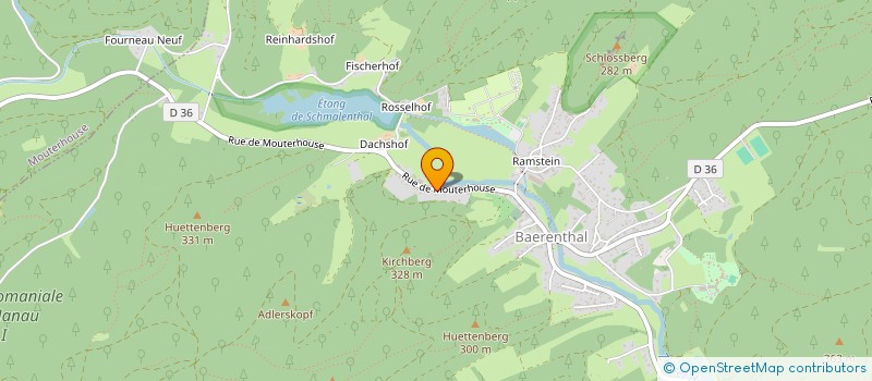 localisation de l'entreprise SCI JOE IMMO  BAERENTHAL