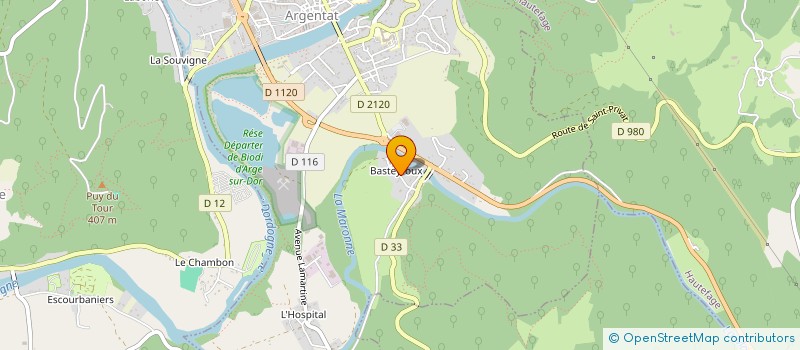localisation de l'entreprise SCI JOEL à ARGENTAT-SUR-DORDOGNE