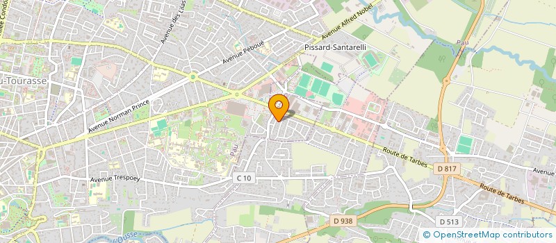 localisation de l'entreprise SCI JOEL DUBOSC à PAU