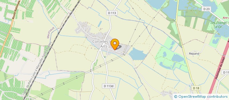 localisation de l'entreprise SCI JOELAND 66  CORCELLES-LES-ARTS