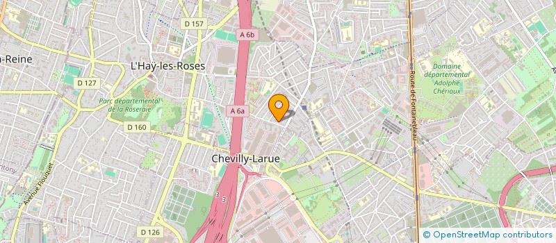 localisation de l'entreprise SCI JOELANNE 111  L'HAY-LES-ROSES