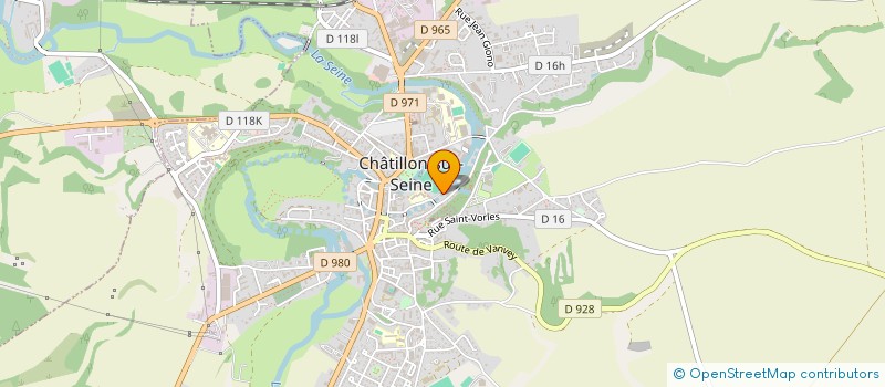 localisation de l'entreprise SCI JOELIMICK  CHATILLON-SUR-SEINE