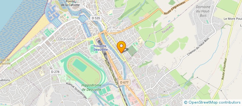 localisation de l'entreprise SCI JOELLE ET WILLIAM à TROUVILLE-SUR-MER