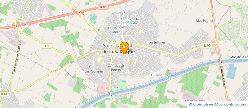 localisation de l'entreprise SCI JOEN  SAINT-LAURENT-DE-LA-SALANQUE